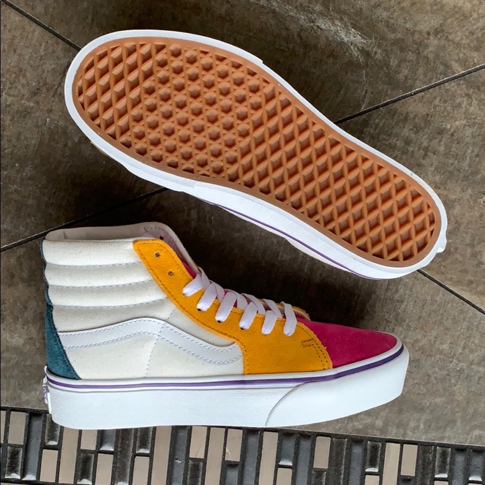 VANS SK8-Hi PLATFORM 2 MINI CORD Multi/Tr Wht WMNS - Picture 3 of 16